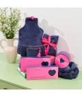 Velvet Hot Water Bottle Cover | Sapphire Blue